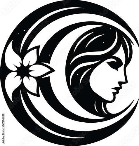 Astrological lilith glyph