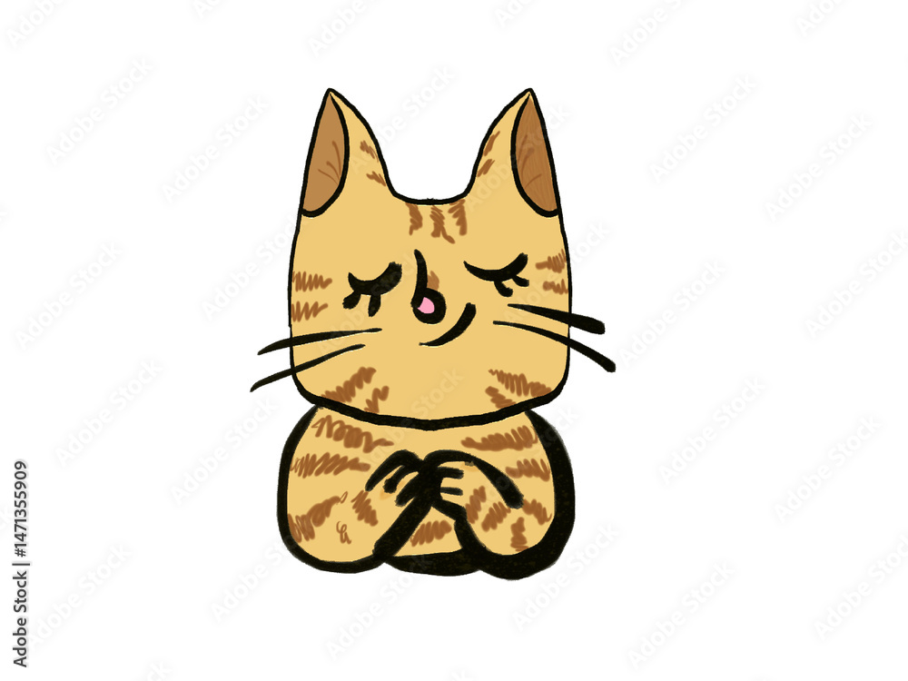 Obraz premium Ok Orange Cat