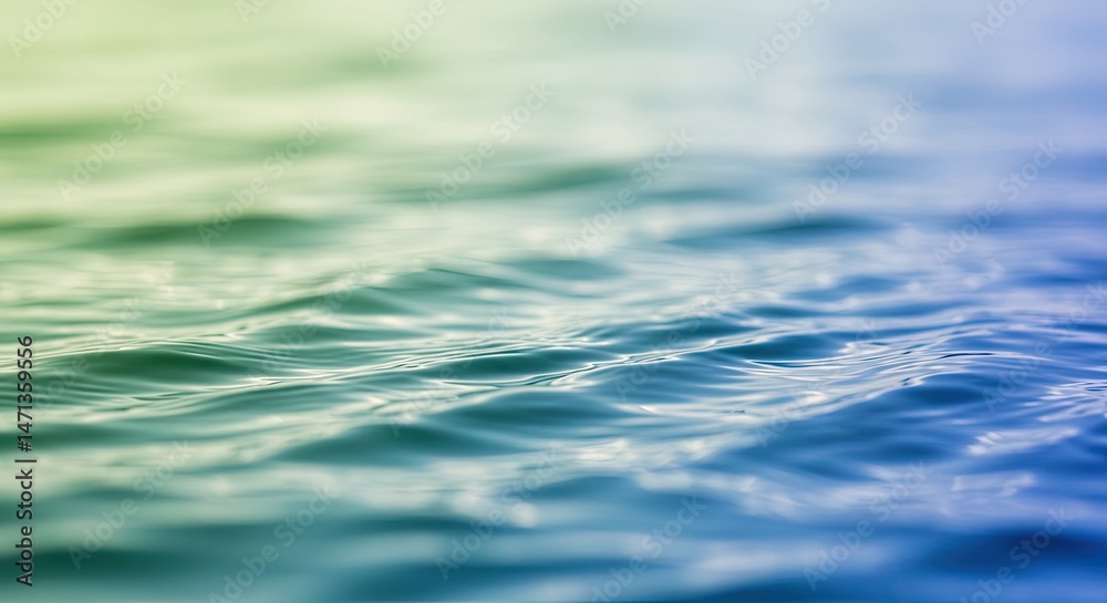 Naklejka premium Abstract rippling water surface