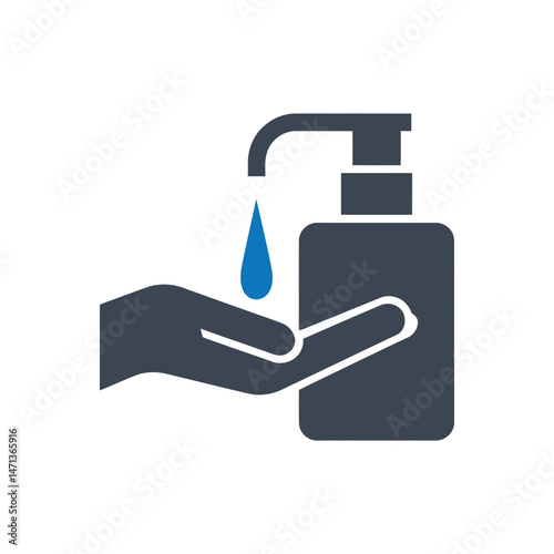 Hand Sanitizer Hygiene Icon