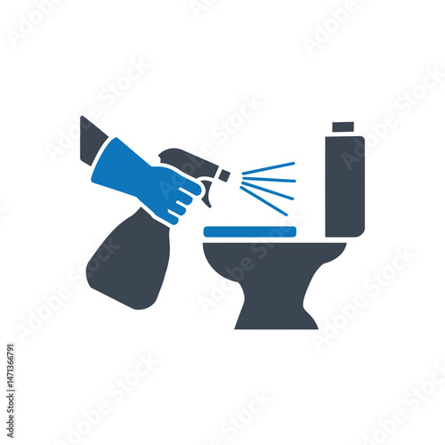 Toilet Cleaning Service Icon