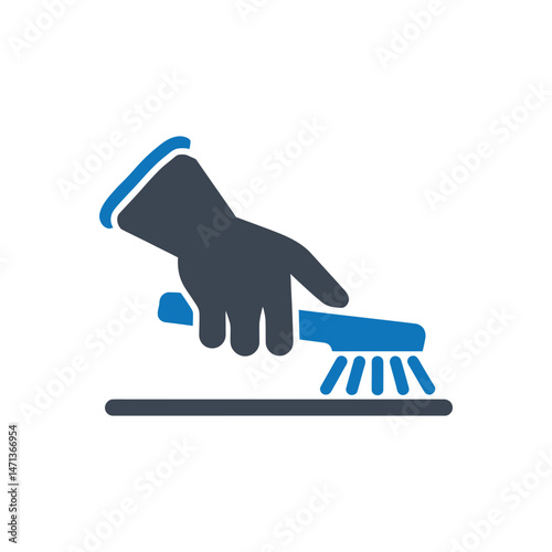 Hand Scrubbing Surface Icon