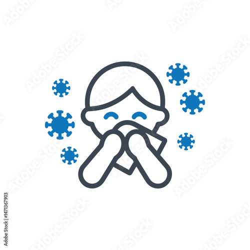 Respiratory Illness Protection Icon