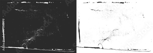Black color set of vintage overlay grunge texture frame background