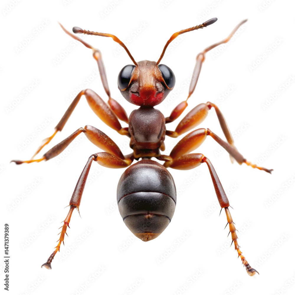 Fototapeta premium ant isolated on white