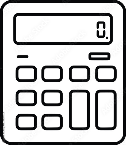Precise Calculations Downloadable Vector Calculator Illustration