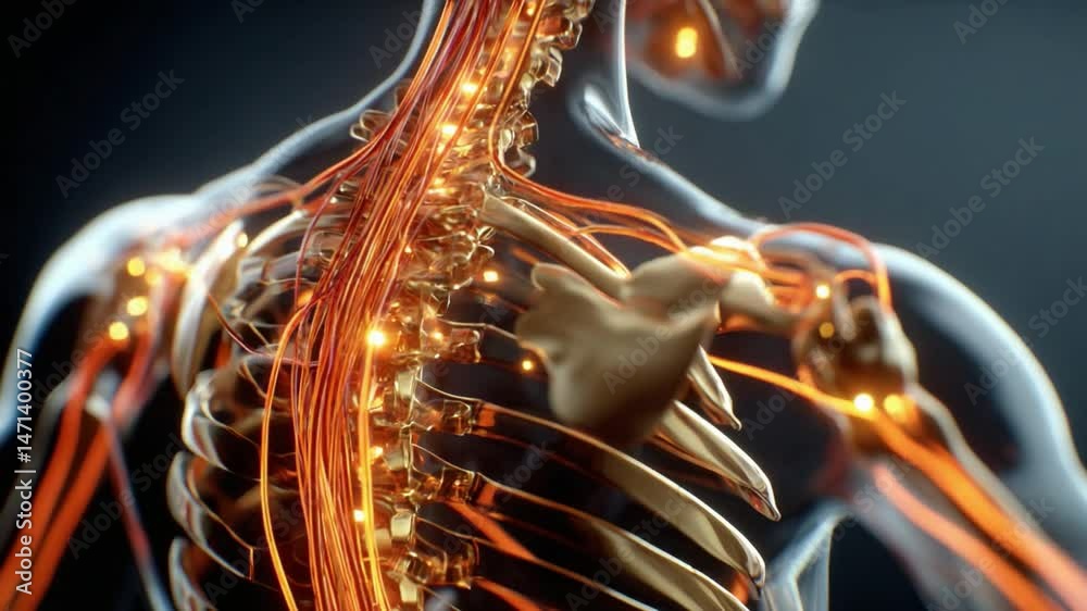 Anatomy of the Human Body: A detailed visualization of the human body's ...