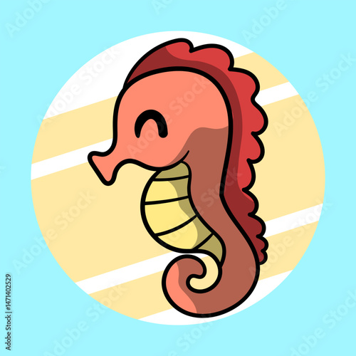 Seahorses illustration