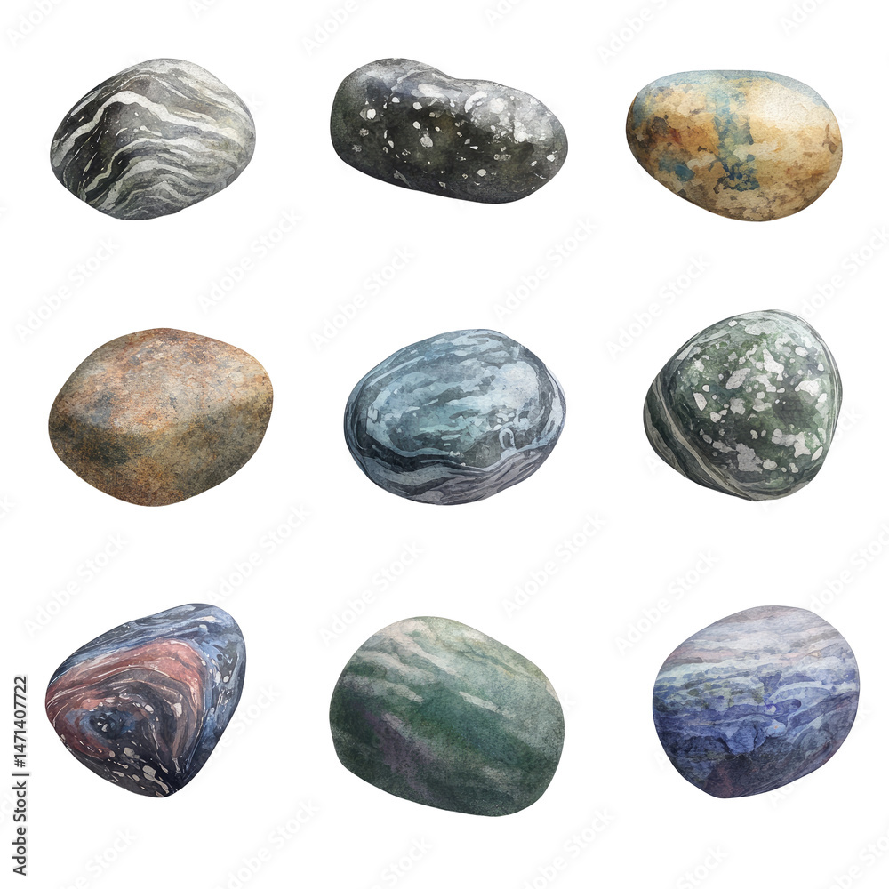 Collection of Various Stones Collection of Various Stones