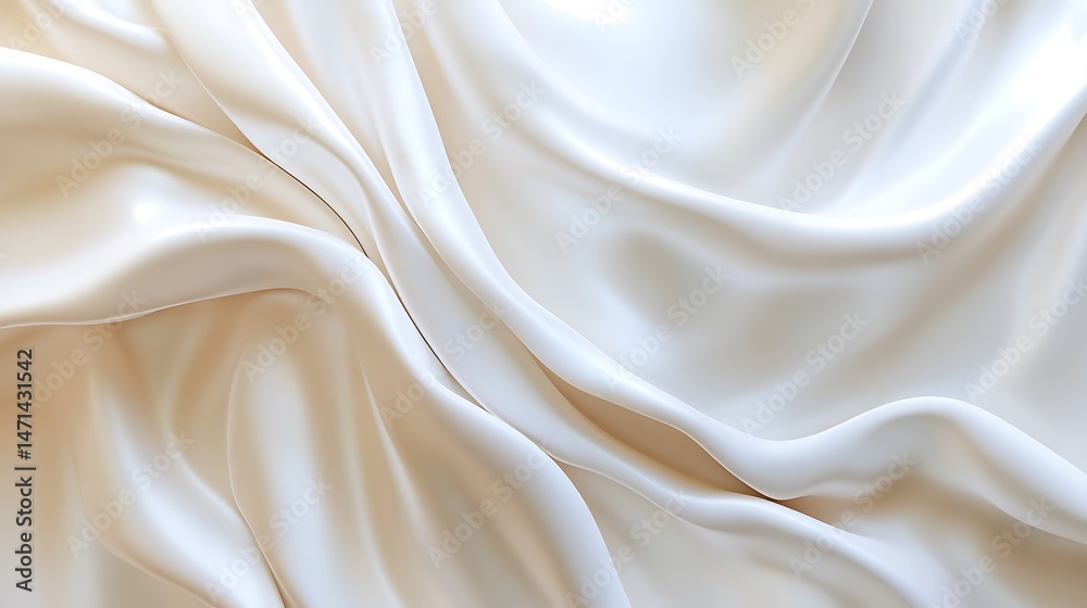 Flowing cream fabric with soft, subtle highlights. Flowing cream fabric with soft, subtle highlights.