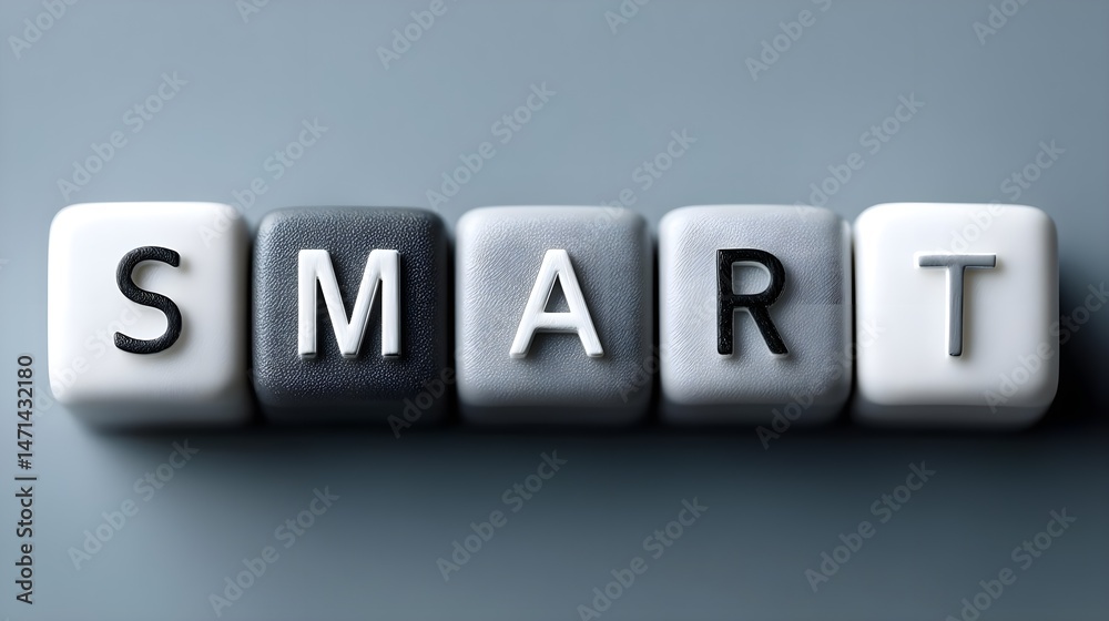 Creative representation of the word SMART Creative representation of the word SMART