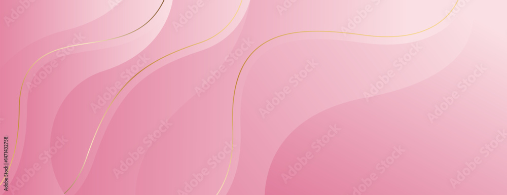 Elegant pink abstract luxury banner background with modern wave design. Suitable for beauty products, sales, events, awards, web banners, templates, pages, headers and more Elegant pink abstract luxury banner background with modern wave design. Suitable for beauty products, sales, events, awards, web banners, templates, pages, headers and more