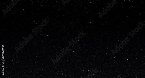 Fototapeta Naklejka Na Ścianę i Meble -  Space star shape sky night background, black starry cosmos abstract pattern dark blue science, textile cosmic galaxy astronomy decoration fantasy wallpaper landscape.