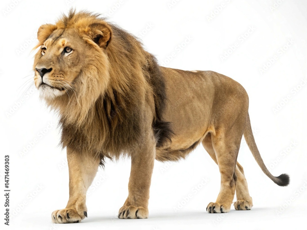Obraz premium lion panthera leo 8 years old
