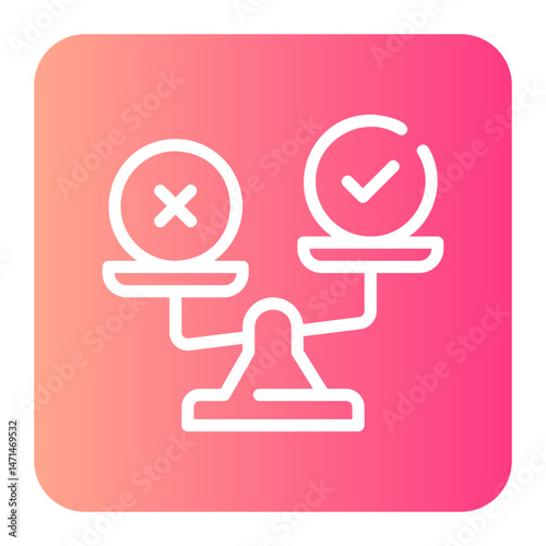 ethics gradient icon