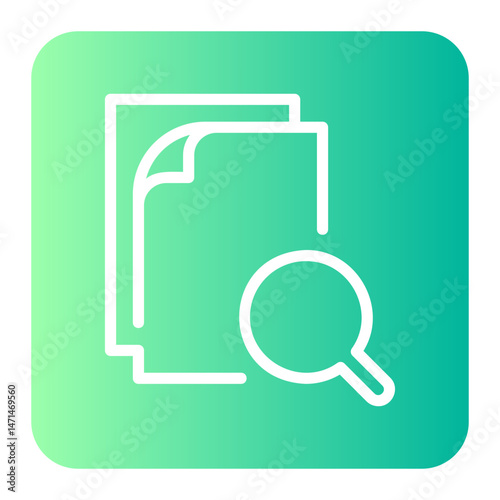 inspection gradient icon