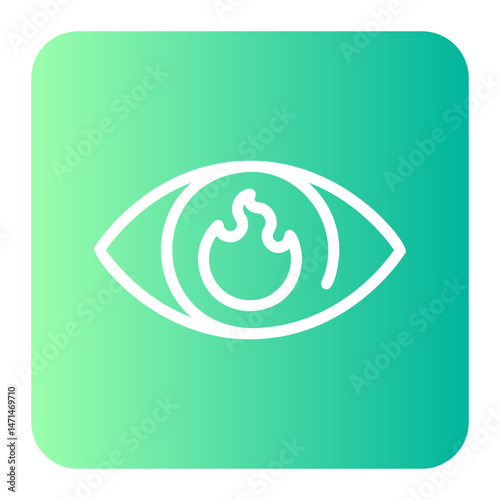 spirit on eye gradient icon