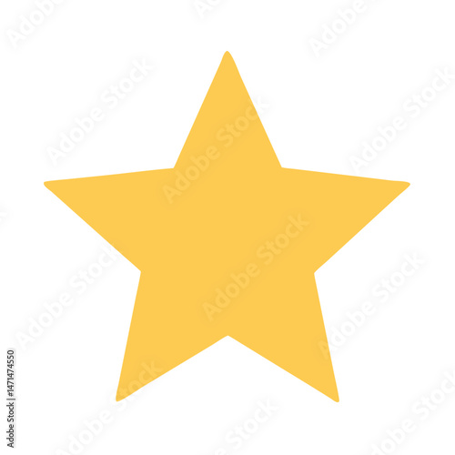 Shining Star Illuminating the Night Sky, Symbolizing Hope and Dreams