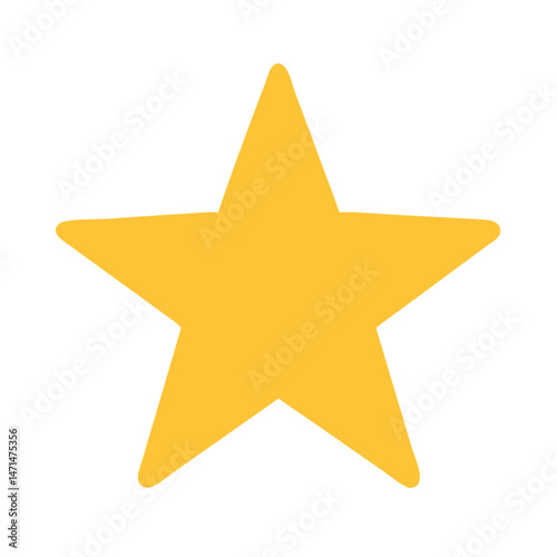 Shining Star Illuminating the Night Sky, Symbolizing Hope and Dreams
