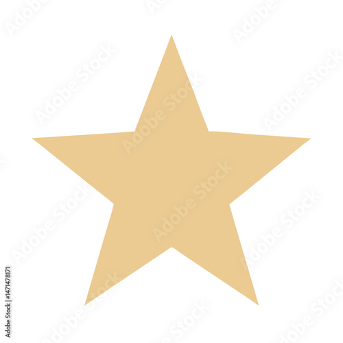Shining Star Illuminating the Night Sky, Symbolizing Hope and Dreams