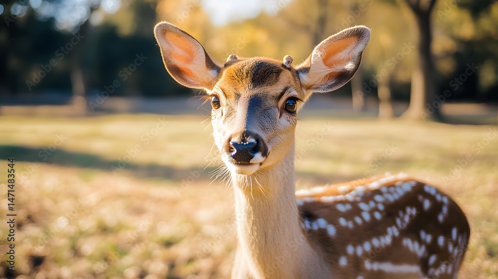 Close-up portrait of deer