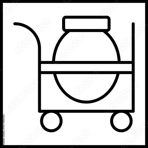 Cement Mixer icon design