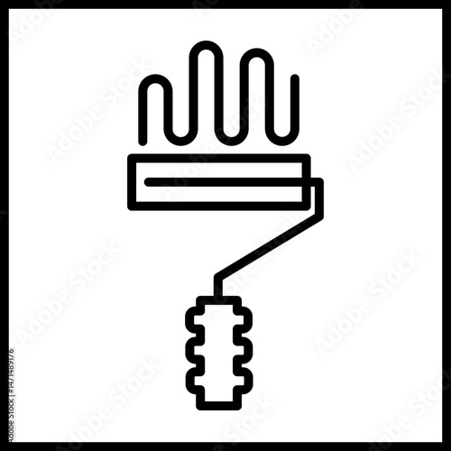 Paint Roller icon design
