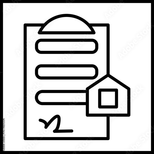 Construction Permit icon design