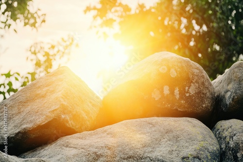 Sunlit Stones photo