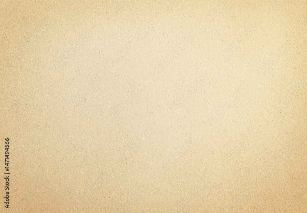 High-resolution image of a beige textured paper surface, ideal for backgrounds or design projects.  The paper shows subtle variations in tone and texture, offering a vintage aesthetic. : Generative AI