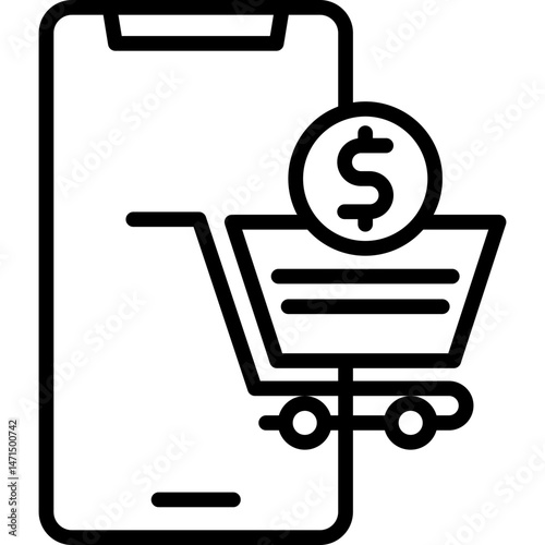E-Money line icon