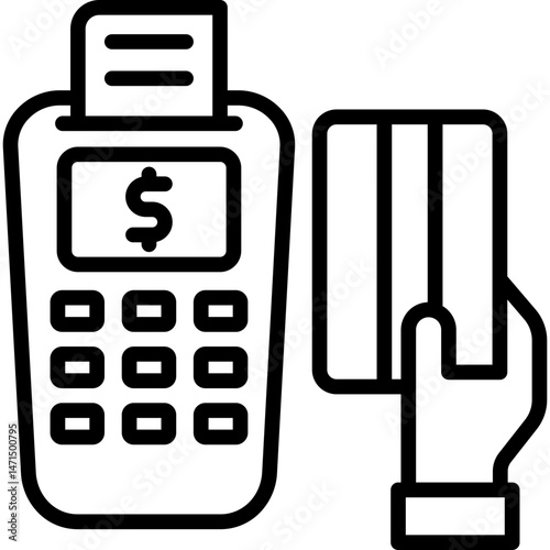 Payment System line icon