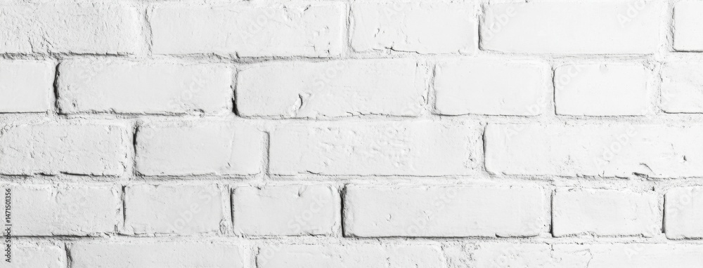 A seamless texture of a white painted brick wall, ideal for backgrounds or design projects. The image offers a clean, minimalist aesthetic. : Generative AI A seamless texture of a white painted brick wall, ideal for backgrounds or design projects. The image offers a clean, minimalist aesthetic. : Generative AI