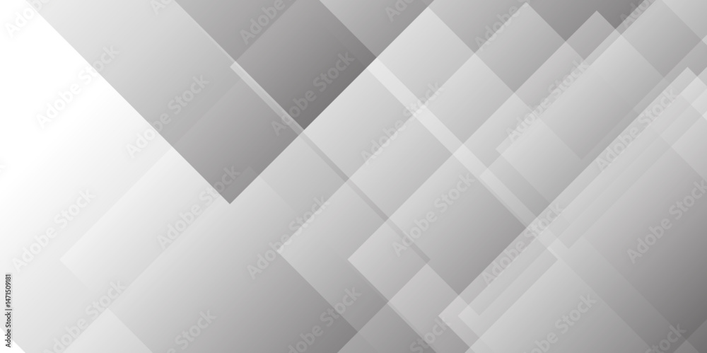 Abstract minimal geometric white and gray light background design. white transparent material in triangle diamond and squares shapes in random geometric pattern. Abstract minimal geometric white and gray light background design. white transparent material in triangle diamond and squares shapes in random geometric pattern.