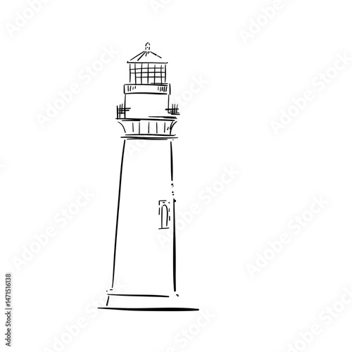 Simple lighthouse sketch