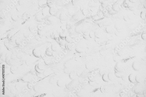 Squash balls at high speed left marks on the side wall of the court