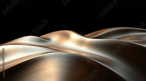 Abstract Metallic Waves on Black