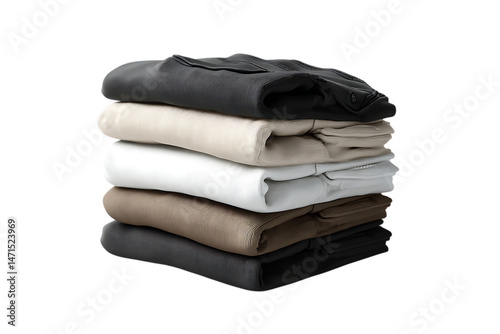 Classic Folded Pants Mockup with Stylish Presentation