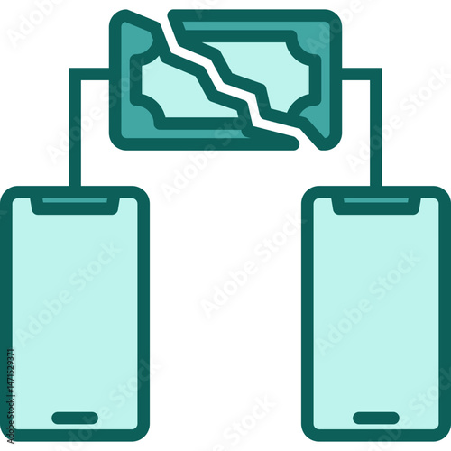 Split Payments solid icon
