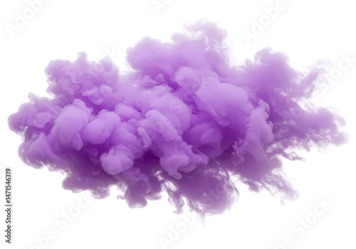 Purple Smoke Cloud Free Stock Photo  Texture isolated on transparent background