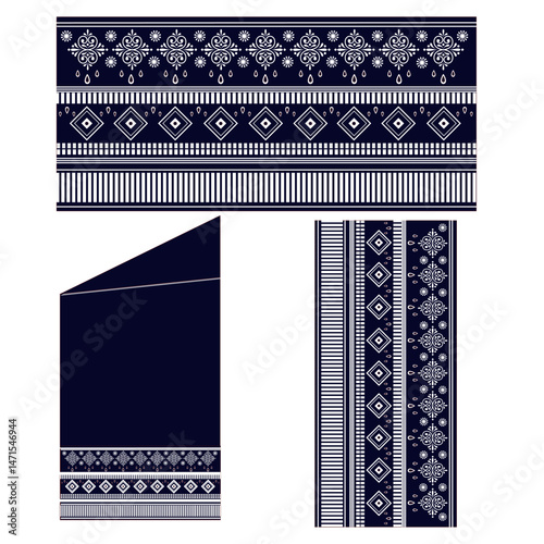 pattern templates classical in illustration