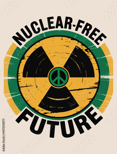 Solid color vector designs highlighting anti-nuclear awareness, peaceful protests, and Earth safety for International Day Against Nuclear Tests, promoting global peace and security.