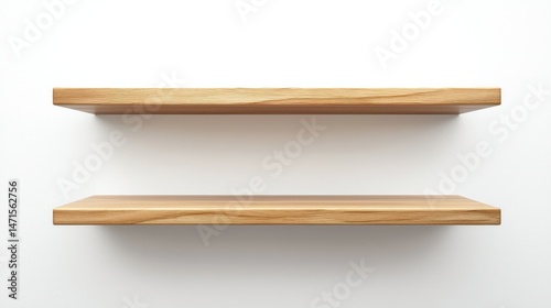 Fototapeta Naklejka Na Ścianę i Meble -  Freestanding shelves isolated on white background