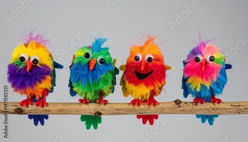 rainbow lorikeet on a black background
