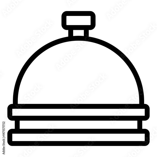 reception bell icon