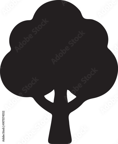Silhouette tree
