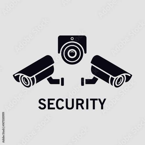 CCTV camera icon vector illustration.