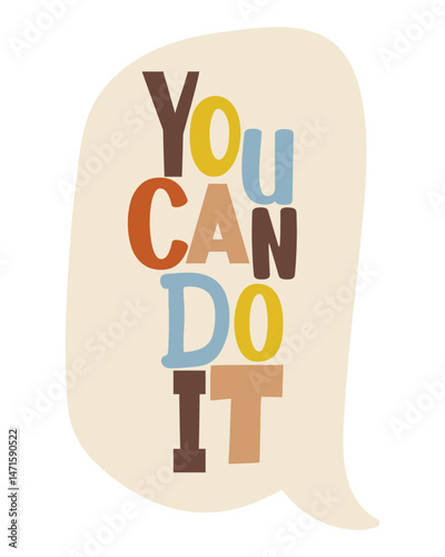 you can do it lettering. vector illustration
