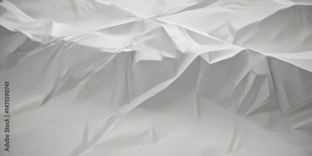 Deep creases, sharp folds, textured white paper , grunge, creases Deep creases, sharp folds, textured white paper , grunge, creases