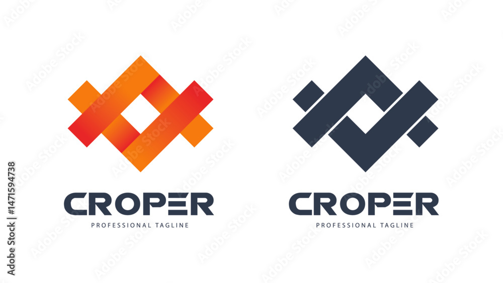 Obraz premium Croper Logo